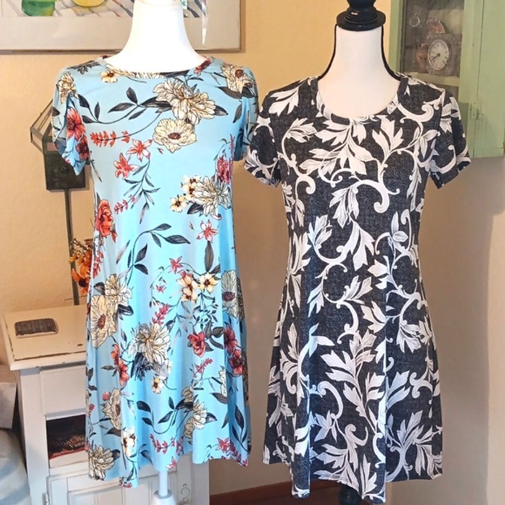 TWO Shift Dresses : Hotgift and Tiffany & Grey Beachy Cruise